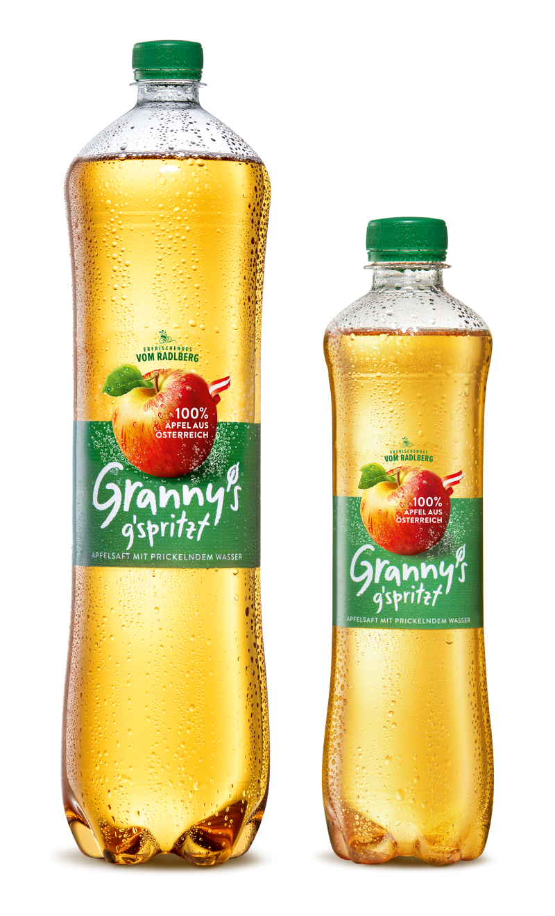Granny's sparkling apple juice