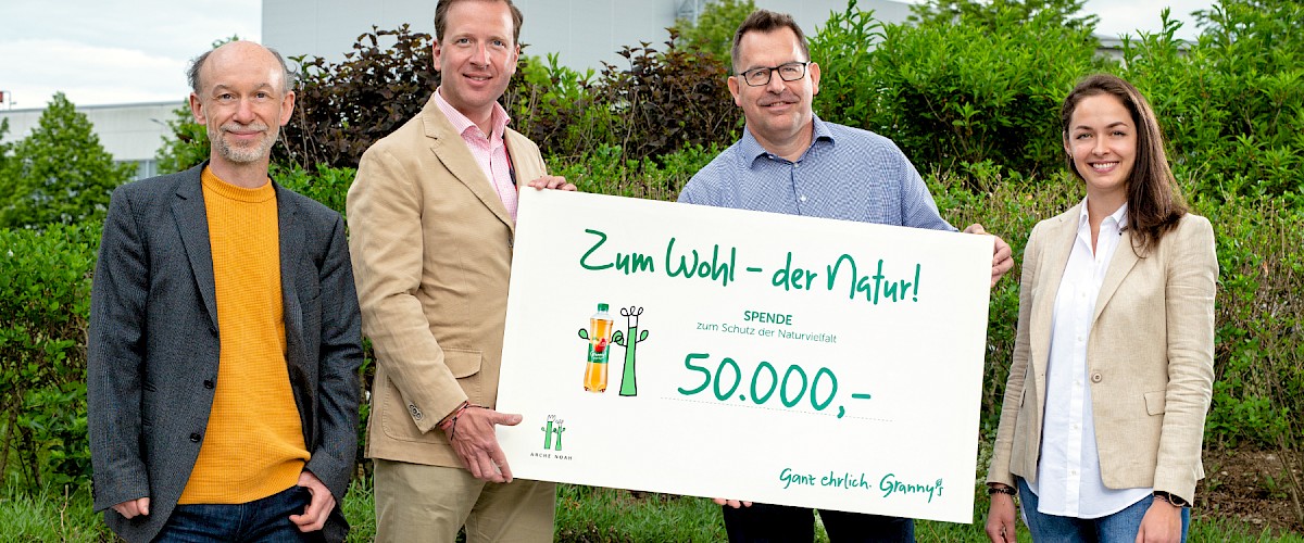 Granny’s spendet 50.000 Euro an Arche Noah