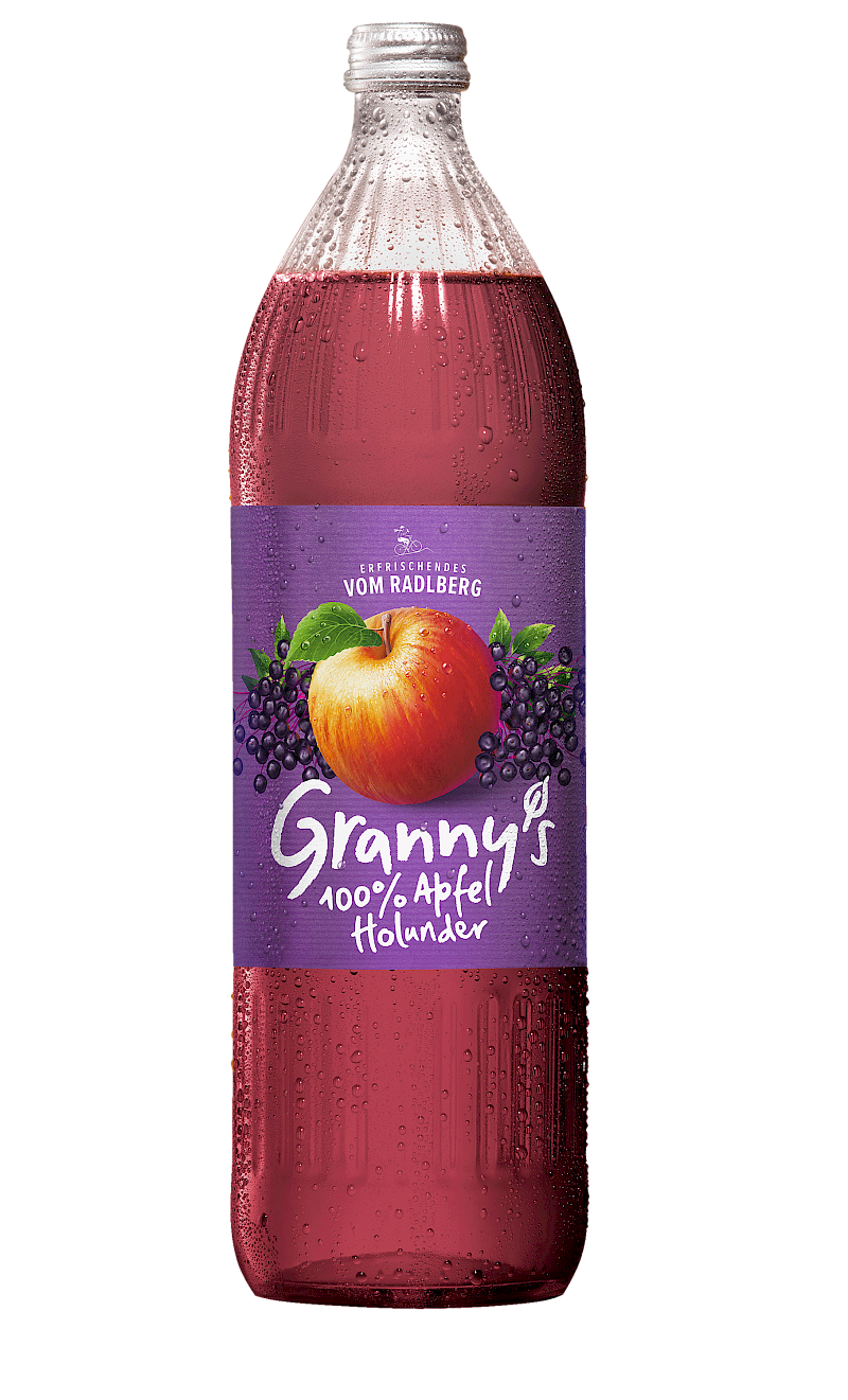 Granny&amp;#39;s 100% Apfel-Holunder - Granny&amp;#39;s Apfelsaft g&amp;#39;spritzt - grannys.at